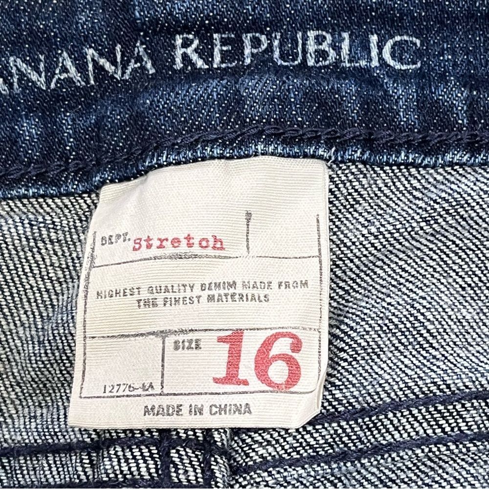Banana Republic Wide Leg Jeans Urban Stretch Medium Wash Mid Rise Blue Denim - Picture 11 of 13